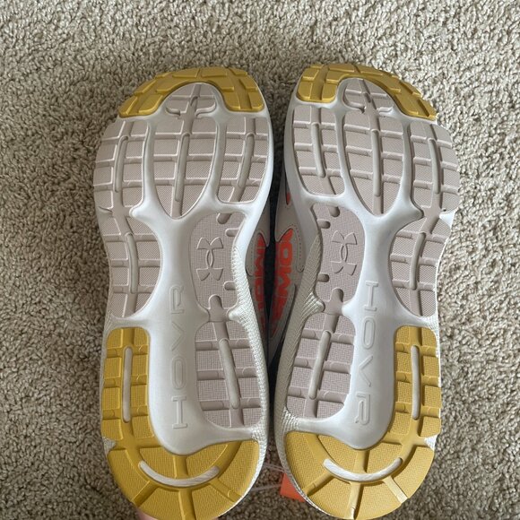 NEW Under Armour HOVR Mega 2 MVMNT Sportstyle Cushion Shoes Grey Orange SZ 11.5 main image 8